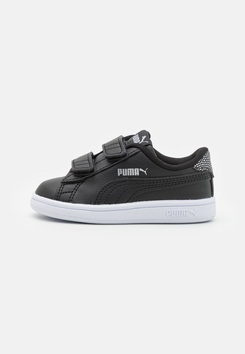 Puma SMASH V2 METALLICS - Sneaker low - black/silver/schwarz - Zalando.at