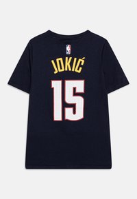 Nike Performance NBA DENVER NUGGETS JOKIC NIKOLA BOYS NAME NUMBER TEE ICON - Majica kratkih rukava s printom - dark blue