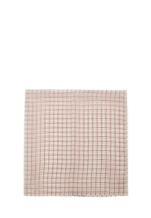 CHECK - Pocket square - white