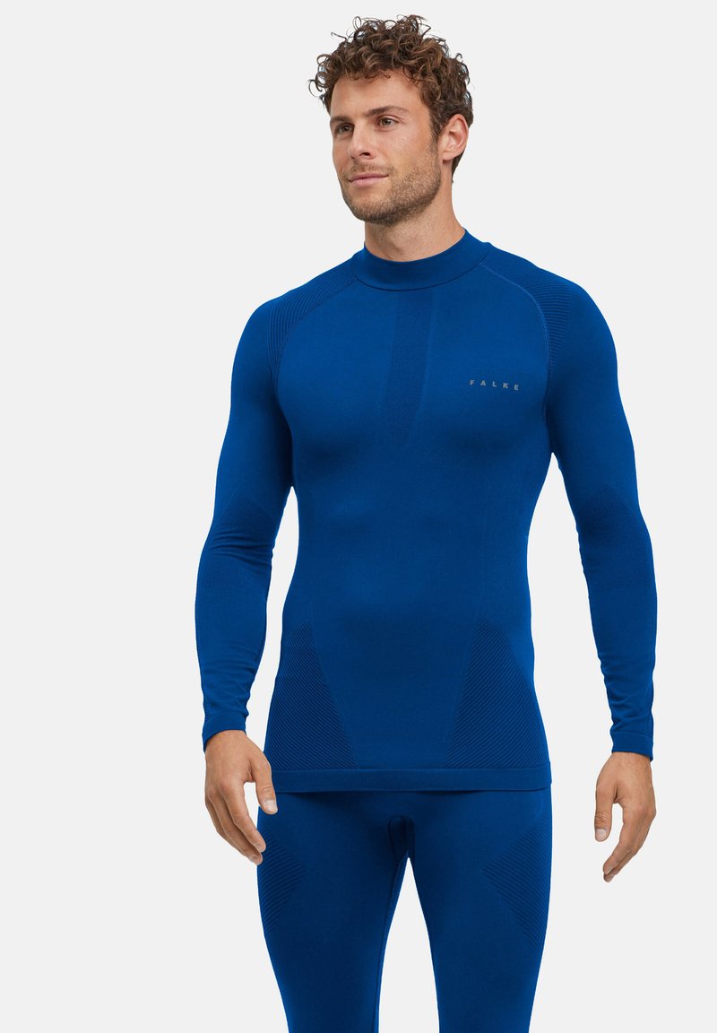 FALKE WARM TURTLENECK MILD TO COLD TEMPERATURES - Hemd - blue