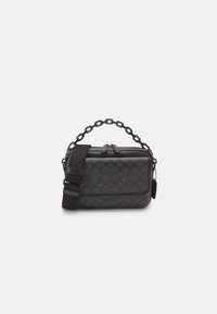 COACH CHARTER FLAP CROSSBODY 24 IN SIGNATURE - Borsa a tracolla - charcoal