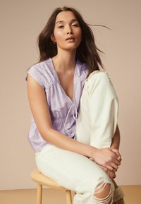 Next BRODERIE TALL - REGULAR FIT - T-Shirt print - lilac purple