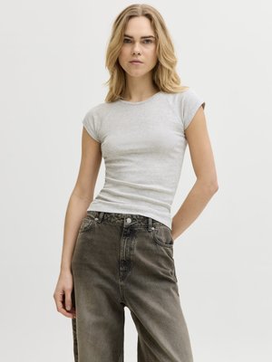 JJXX JXSTAR TEE - T-shirts - light grey melange