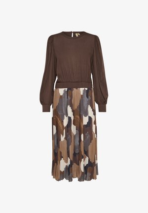 Culture CUCARLY - Vapaa-ajan mekko - brown art