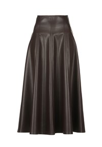 Trapecinis sijonas - dark brown