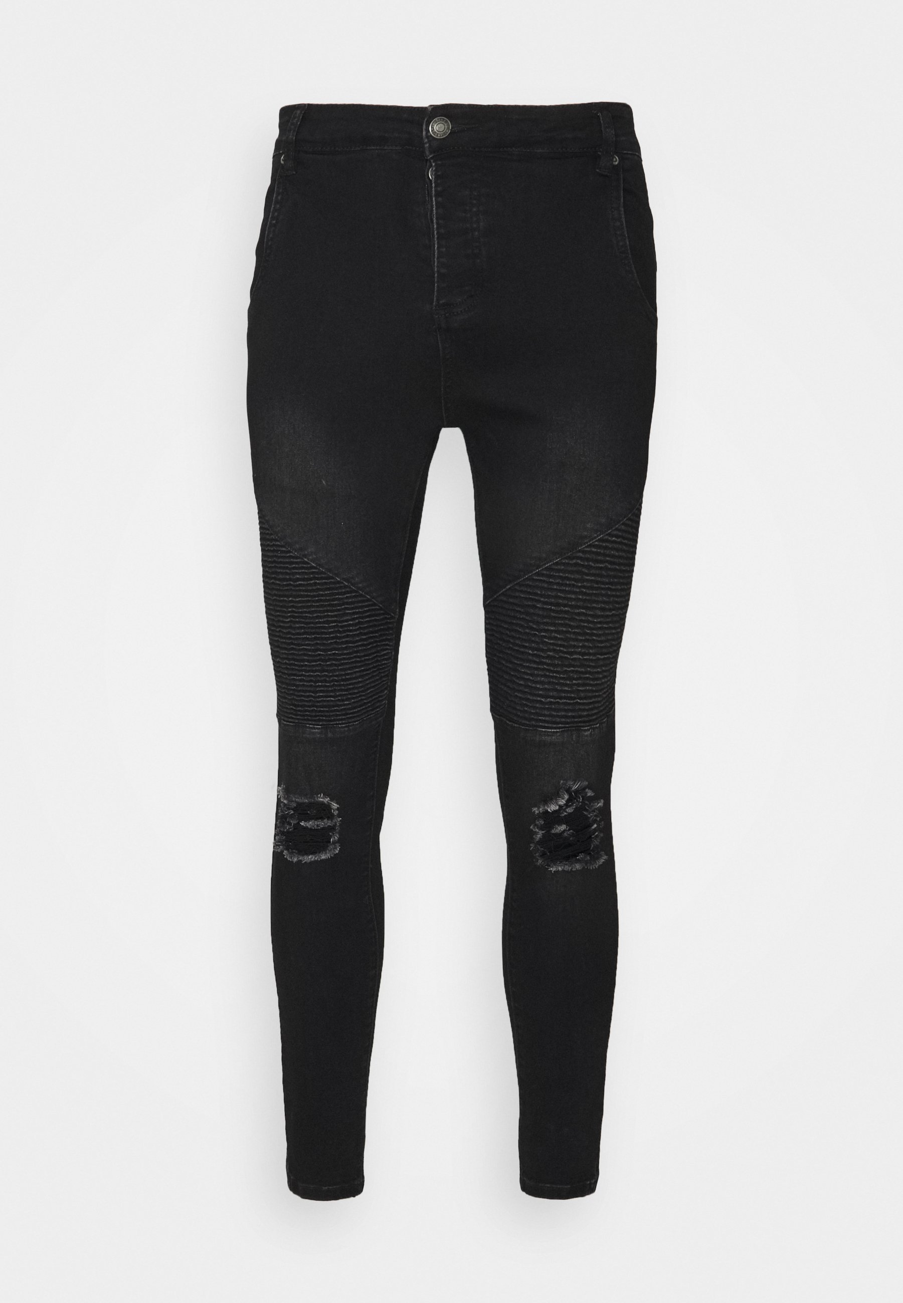 Men DISTRESSED BIKER - Jeans Skinny Fit Men DISTRESSED BIKER - Jeans Skinny Fit