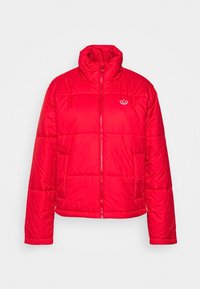 SHORT PUFFER MIDWEIGHT JACKET - Könnyű dzseki - scarlet