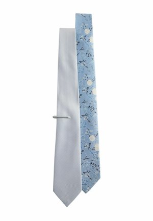 Next TEXTURED WITH CLIP 2 PACK REGULAR - Tie - blue grey