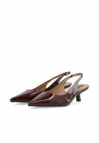 Bianco KRISTIN KITTEN SLINGBACK PATENT - Klassikalised kontsakingad - burgundy