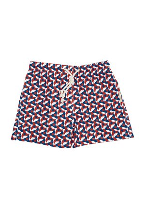 ORTIGIA - Surfshorts - red-blue white graphic print