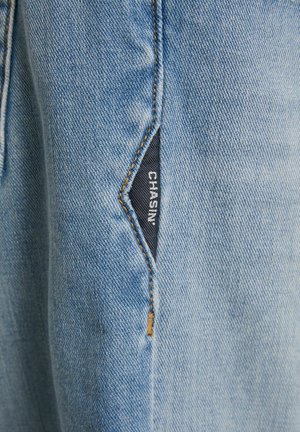 CHASIN' EVAN SNAKE - Blugi drepți - light blue