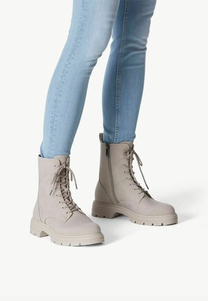 Ankle boots - beige