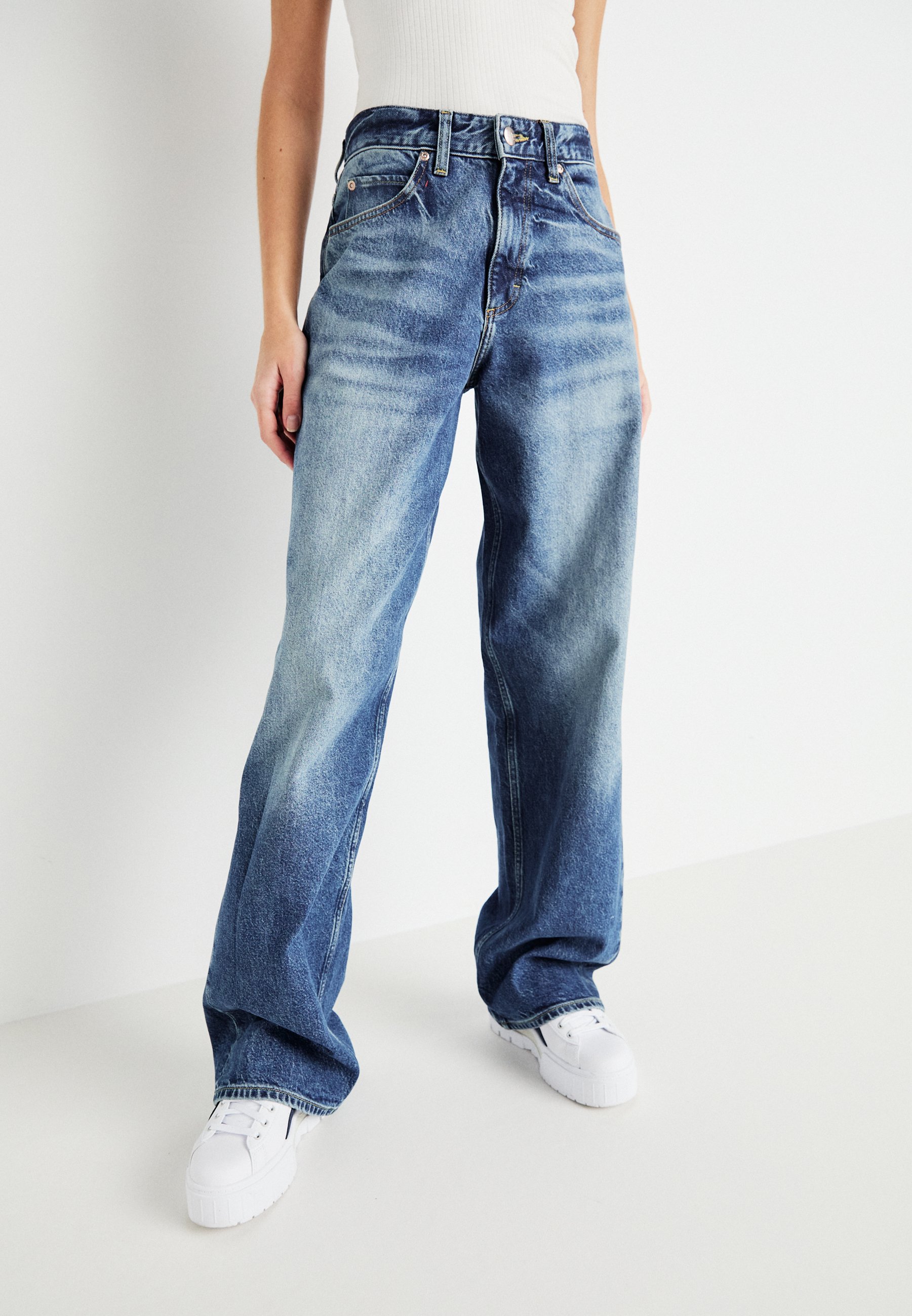 Elastic Waist Lee Women's Plus-Size Relaxed Fit All Cotton