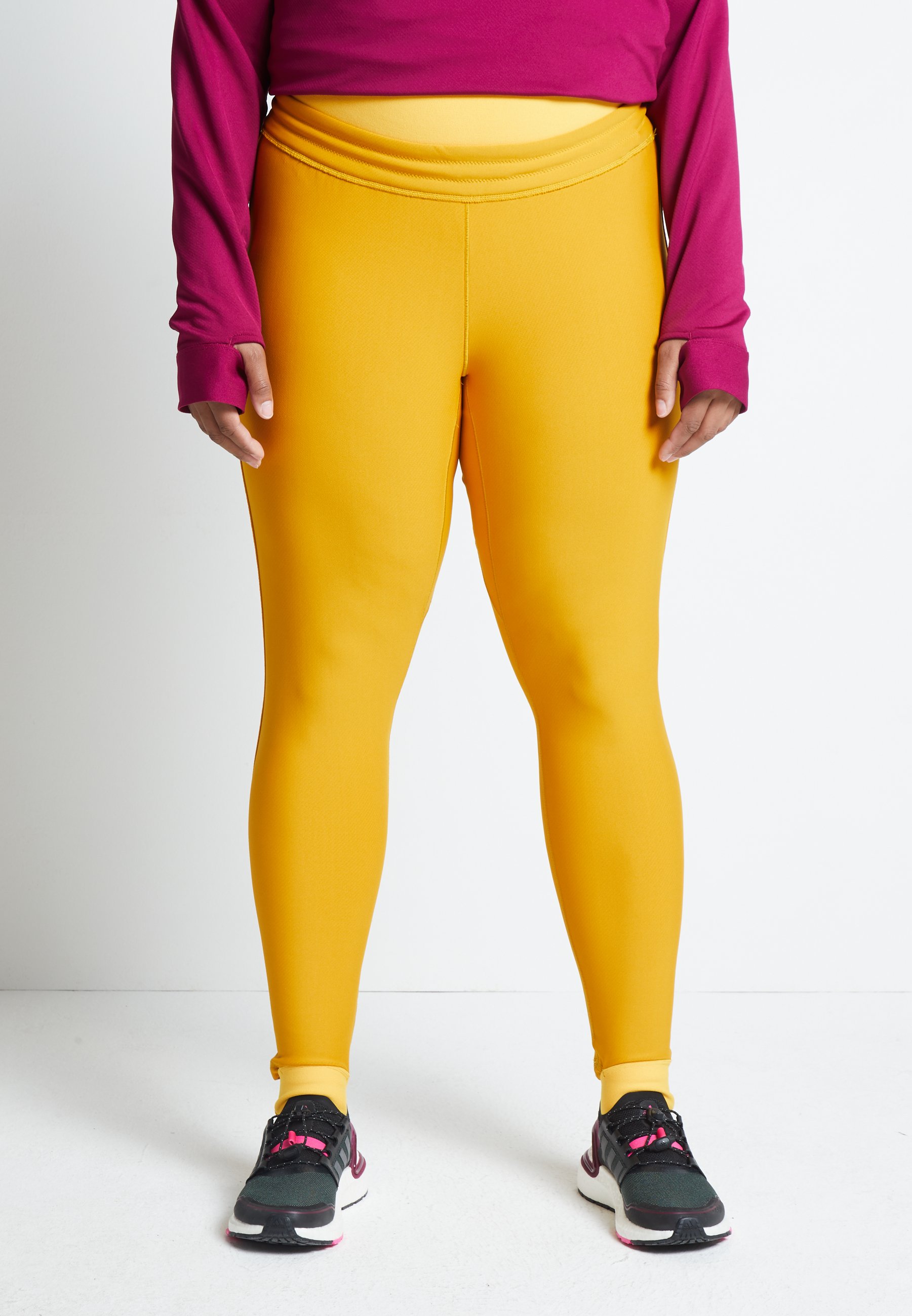 yellow adidas leggings