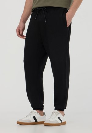 JOGGER WITH DRAWSTRING - Pantaloni sportivi - nero