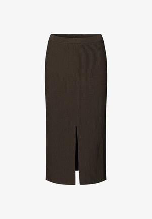 Modström, SKIRT - Kokerrok - dark coffee