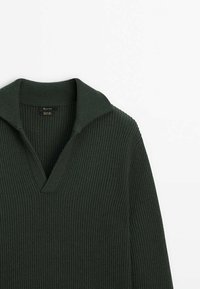 Massimo Dutti Strickpullover - dark green
