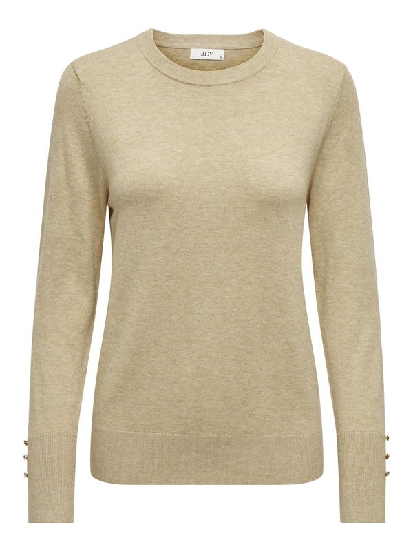 MALOU ON BUTTON - Jumper - irish cream2