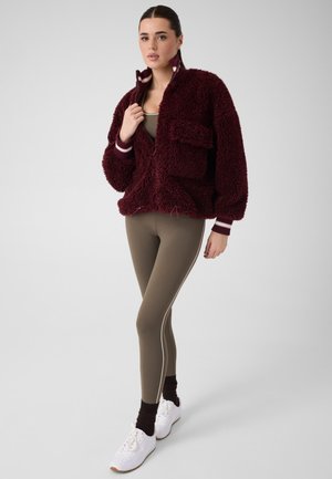 Guess, SHEARLING-JACKE - Veste d'hiver - dunkelrot