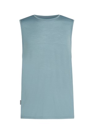 icebreaker, M MER 125 COOL-LITE SPHETANK - Top - flint blue