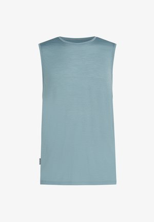icebreaker, M MER 125 COOL-LITE SPHETANK - Top - flint blue