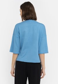 Soft Rebels SRMARLA 2/4 BOXY - Paprasti marškinėliai - azure blue