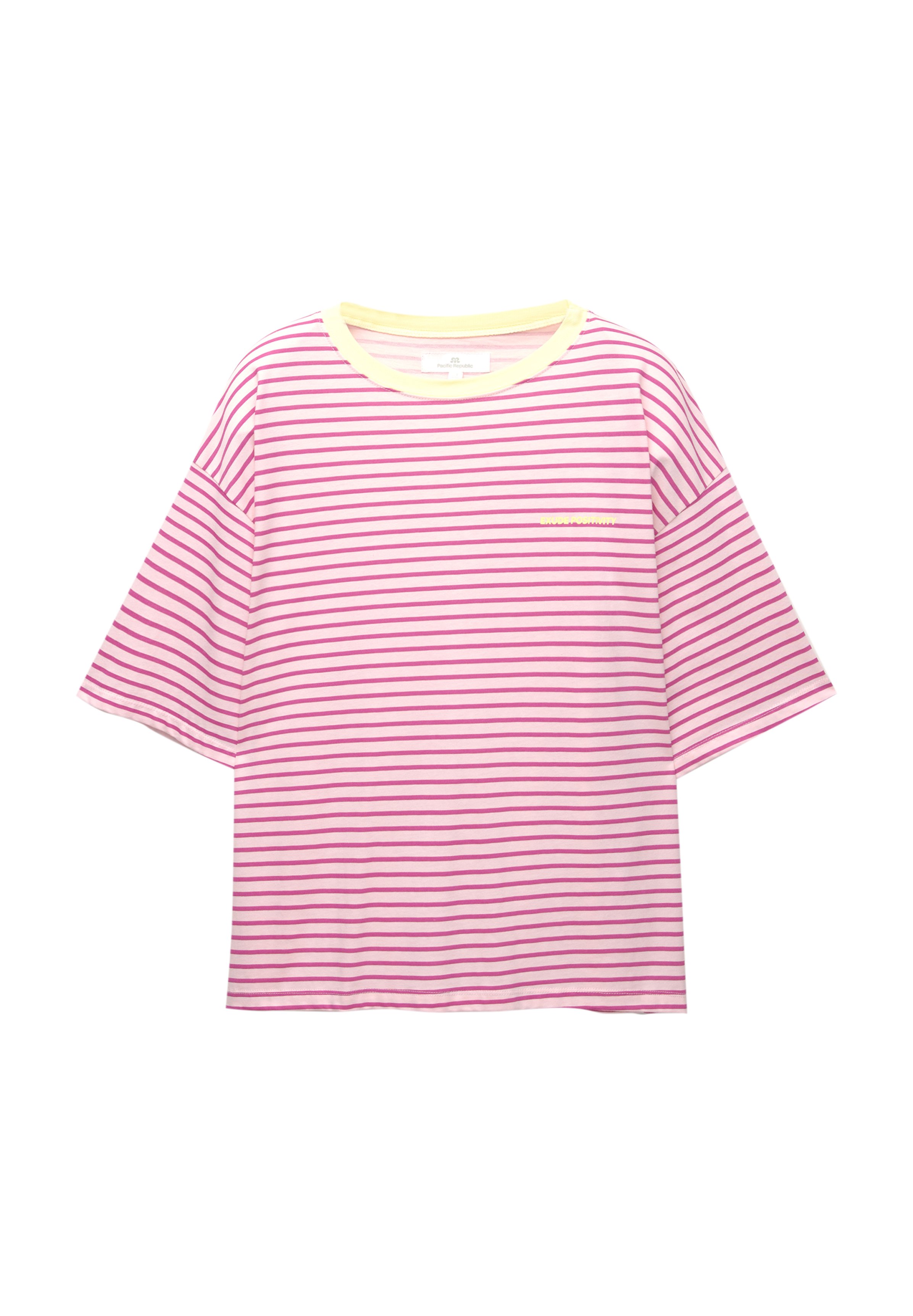 Striped pink T-shirt