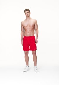 Pegador LOGO SWIM - Fürdőnadrág - red