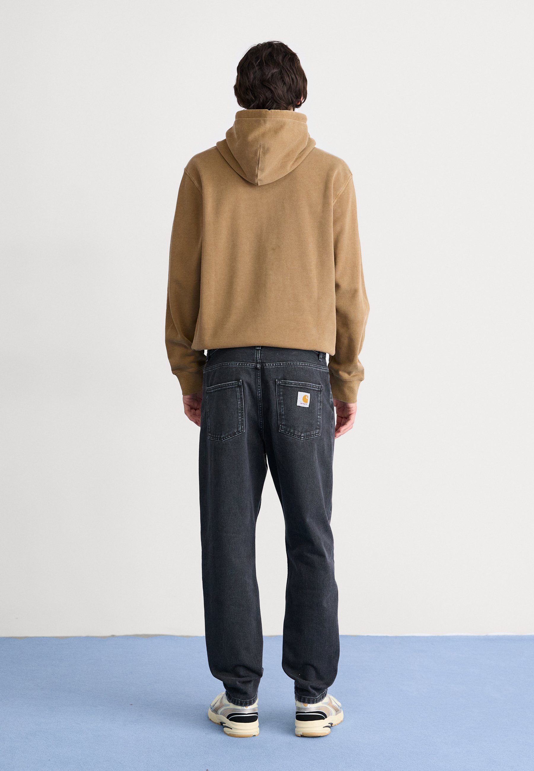 パンツ Carhartt NEWEL PANT 36 Carhartt WIP NEWEL PANT - Jeansy Zwężane/czarny denim