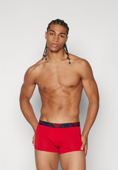 Emporio Armani TRUNK 3 PACK  - Uske bokserice - marin/rossolac/bian marin/lacqred/white