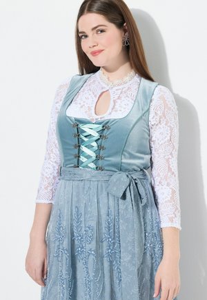 SEQUINED EMBROIDERED  - Dirndl - ice blue