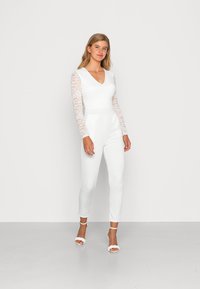 WAL G. BLAKE LONG SLEEVE - Macacão - white