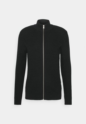 Lindbergh O-NECK STRUCTURE - Sweater met rits - black