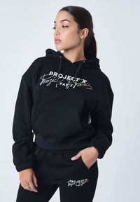 Project X Paris BRODÉ - Felpa con cappuccio - noir