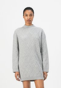 DRYKORN ELSTERI - Rochie tricotată - grey