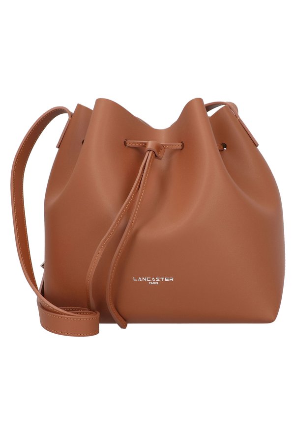 PUR & ELEMENT CITY - Umhängetasche - camel in champagne