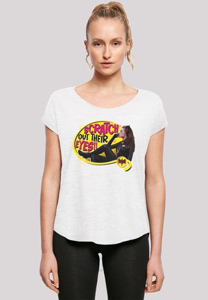 'BATMAN TV SERIE CATWOMAN SCRATCH' - Print T-shirt - white