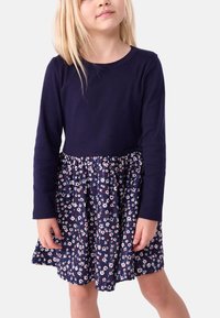 Petit Bateau LANGÄRMELIGES - Vestito di maglina - soir multico