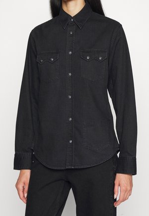Hemdbluse - black
