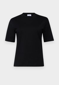 MOCK NECK TEE - T-shirt basique - black