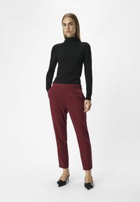 Object OBJLISA SLIM PANT - Pantalones - cabernet