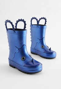 Next PANDA HANDLE - Bottes en caoutchouc - metallic blue dino