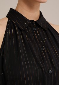 WE Fashion Marškininė suknelė - black