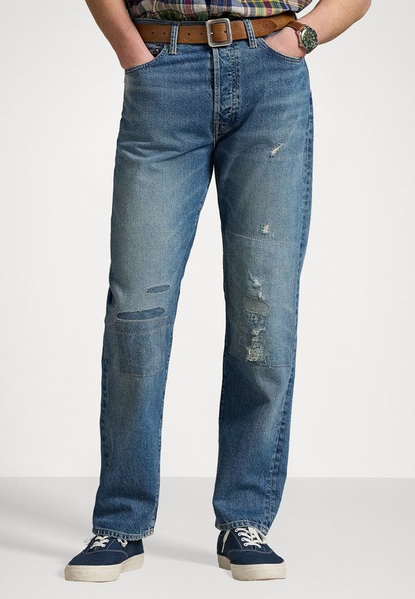 HERITAGE STRAIGHT DISTRESSED JEAN - Straight leg jeans - isle royale
