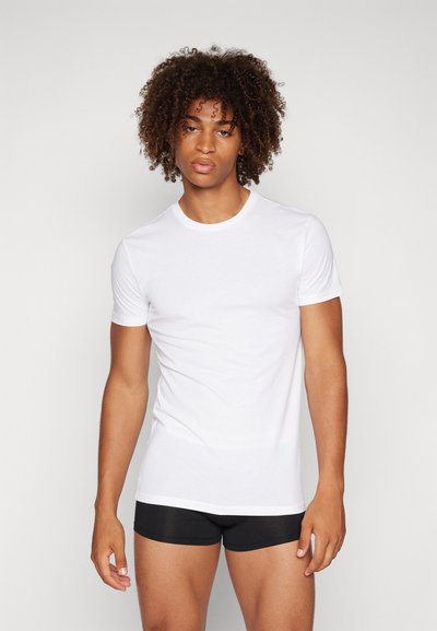 Polo Ralph Lauren CREW 3 PACK - Camisola interior - green/white/red