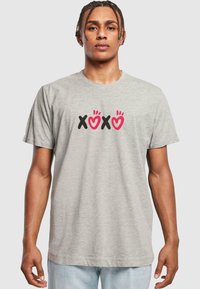 Merchcode VALENTINES DAY XOXO - Camiseta estampada - heather grey