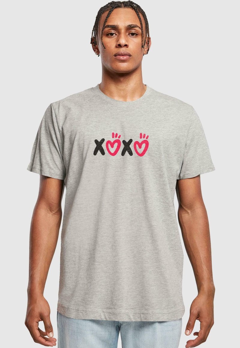 Merchcode VALENTINES DAY XOXO - Camiseta estampada - heather grey