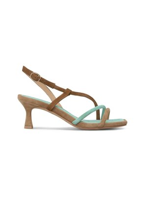 Sandalen - verde oliva jaspeado