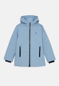 Calvin Klein Jeans TECHNICAL HOODED JACKET - Lagana jakna - faded denim