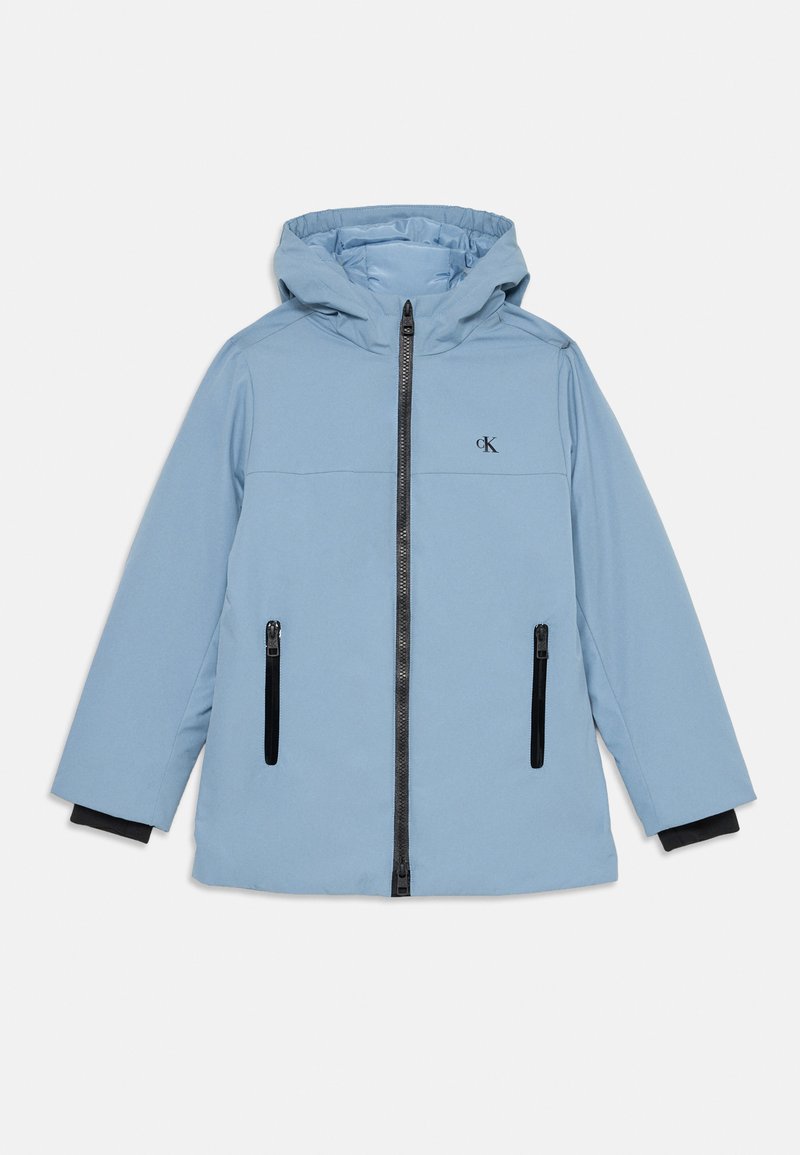 Calvin Klein Jeans TECHNICAL HOODED JACKET - Veste mi-saison - faded denim